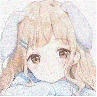 头像动漫女 赛博霓虹动漫女头像